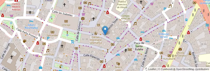 Mapa de ubicacion de Jamonería Duque en Spagna, Castilla Y León, Salamanca, Campo De Salamanca, Salamanca.