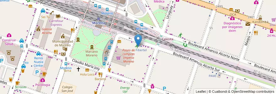 Mapa de ubicacion de Jao Eventos en Arjantin, Buenos Aires, Partido De Moreno, Moreno.