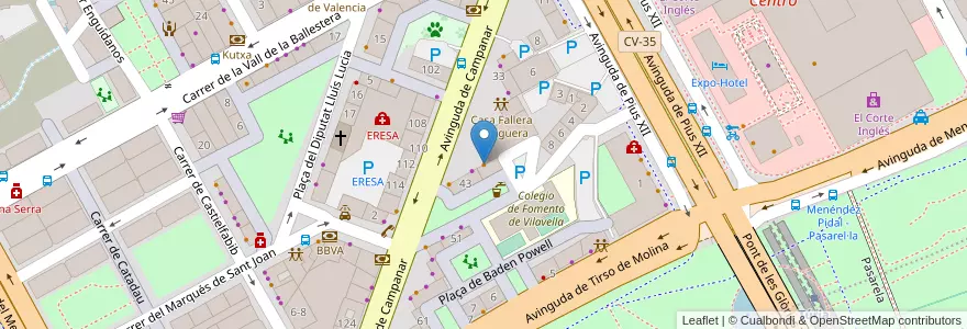 Mapa de ubicacion de Jarajuel en Sepanyol, Comunitat Valenciana, València / Valencia, Comarca De València, València.