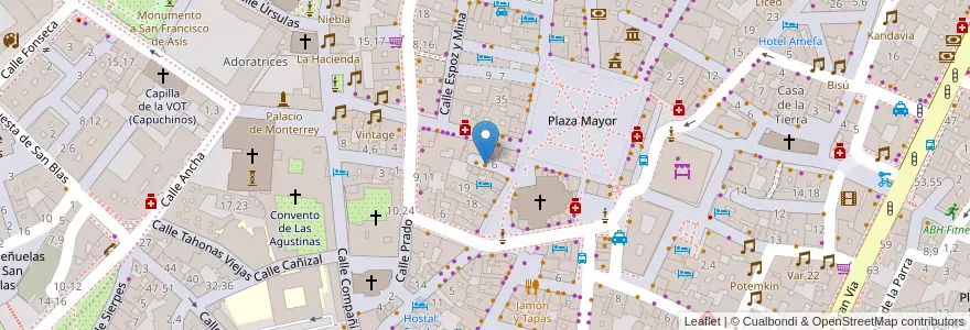 Mapa de ubicacion de Jaramago en Spagna, Castilla Y León, Salamanca, Campo De Salamanca, Salamanca.