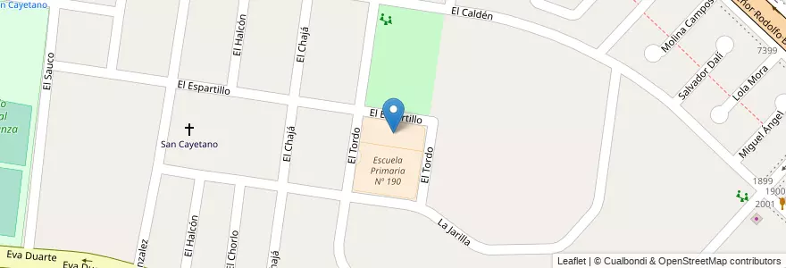 Mapa de ubicacion de Jardín 927 "Héroes de Malvinas" en Arjantin, Buenos Aires, Partido De La Matanza, Ciudad Evita.