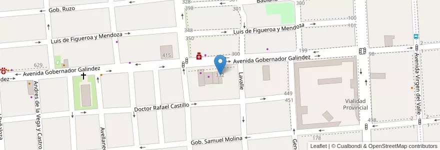 Mapa de ubicacion de Jardin de Froebel en آرژانتین, Catamarca, Departamento Capital, Municipio De San Fernando Del Valle De Catamarca, San Fernando Del Valle De Catamarca.