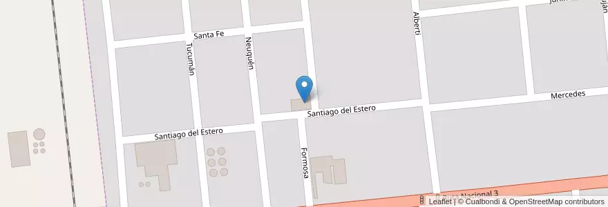 Mapa de ubicacion de Jardin De Infantes 903 en Arjantin, Buenos Aires, Partido De Monte, San Miguel Del Monte.