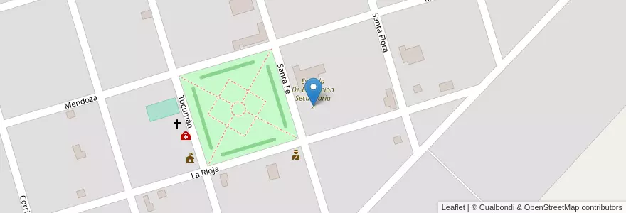 Mapa de ubicacion de Jardín De Infantes 903 Arribeños en Arjantin, Buenos Aires, Partido De Navarro, Moll.