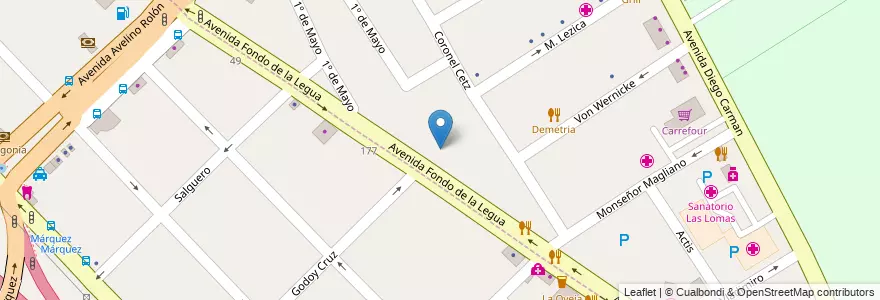 Mapa de ubicacion de Jardín de Infantes 903 en Arjantin, Buenos Aires, Partido De San Isidro, Boulogne Sur Mer.