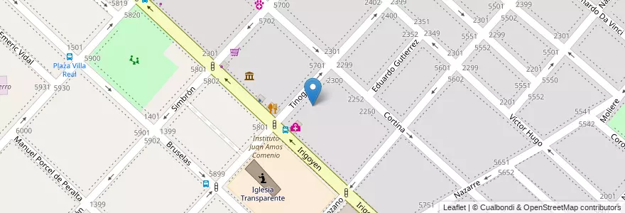 Mapa de ubicacion de Jardín de Infantes Común 01/17° Pablo Neruda, Villa Real en الأرجنتين, Ciudad Autónoma De Buenos Aires, Buenos Aires, Comuna 10.