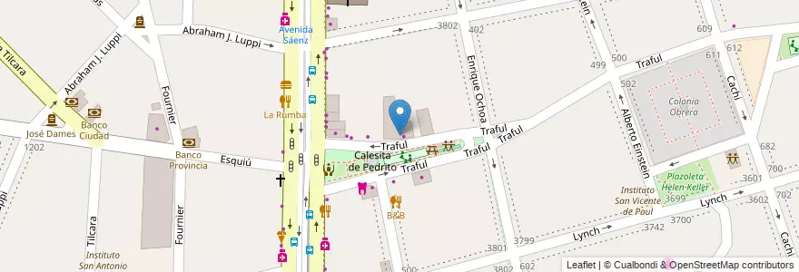Mapa de ubicacion de Jardín de Infantes Común 04/05° anexo, Nueva Pompeya en 阿根廷, Ciudad Autónoma De Buenos Aires, Comuna 4, 布宜诺斯艾利斯.