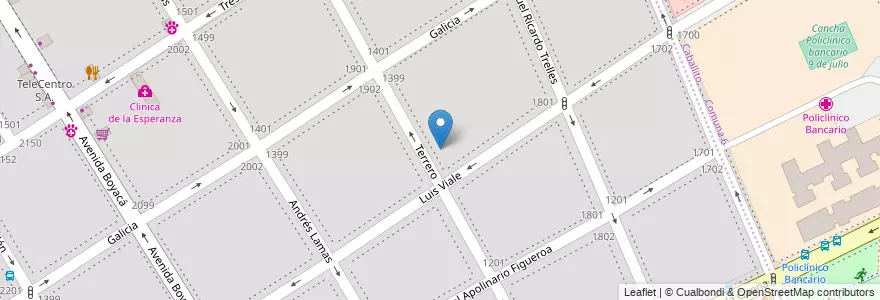 Mapa de ubicacion de Jardín de Infantes Había Una Vez, Villa General Mitre en アルゼンチン, Ciudad Autónoma De Buenos Aires, ブエノスアイレス, Comuna 11.