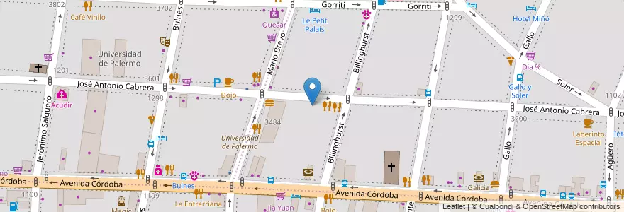 Mapa de ubicacion de Jardín de Infantes Integral 04/02º, Recoleta en Arjantin, Ciudad Autónoma De Buenos Aires, Comuna 2, Buenos Aires.