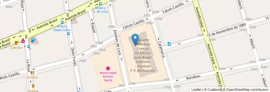 Mapa de ubicacion de Jardín de Infantes Integral 10 Francisco Pascasio Moreno, Parque Patricios en アルゼンチン, Ciudad Autónoma De Buenos Aires, Comuna 4, ブエノスアイレス.