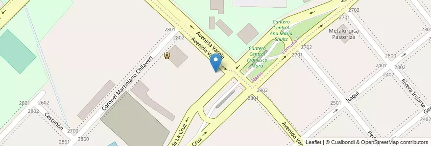 Mapa de ubicacion de Jardín de Infantes Integral 13/19°, Villa Soldati en アルゼンチン, Ciudad Autónoma De Buenos Aires, ブエノスアイレス, Comuna 8.