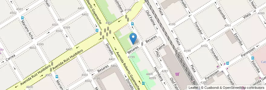 Mapa de ubicacion de Jardín de Infantes Integral Nº 03/15º, Saavedra en アルゼンチン, Ciudad Autónoma De Buenos Aires, Comuna 12, ブエノスアイレス.