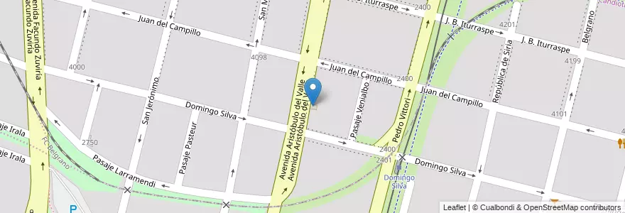 Mapa de ubicacion de Jardin de Infantes Jean Piaget No. 3 en 아르헨티나, Santa Fe, Departamento La Capital, Santa Fe Capital, Santa Fe.