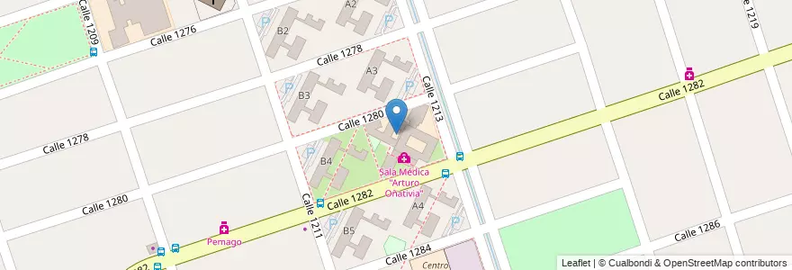 Mapa de ubicacion de Jardín de Infantes N° 907 "Huellas de mi Patria" en Argentinië, Buenos Aires, Partido De Florencio Varela, Ingeniero Juan Allan.