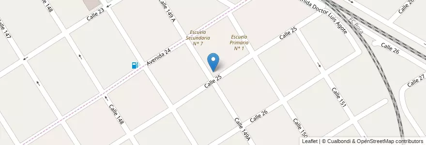 Mapa de ubicacion de Jardin de Infantes N* 919 en Argentina, Buenos Aires, Partido De Berazategui, Villa España.