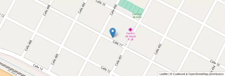 Mapa de ubicacion de Jardin de Infantes N 955, Gonnet en Argentine, Province De Buenos Aires, Partido De La Plata, Manuel B. Gonnet.