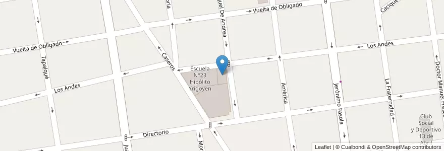 Mapa de ubicacion de Jardin de Infantes N°906 Pichi Lihuel en Argentina, Provincia Di Buenos Aires, Partido De Morón, Haedo.