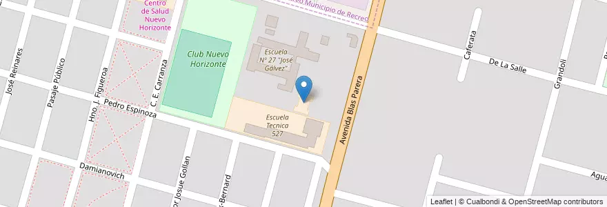 Mapa de ubicacion de jardín de infantes Nº 221 Doctor René Favarolo en الأرجنتين, سانتا في, إدارة العاصمة, سانتا في العاصمة.