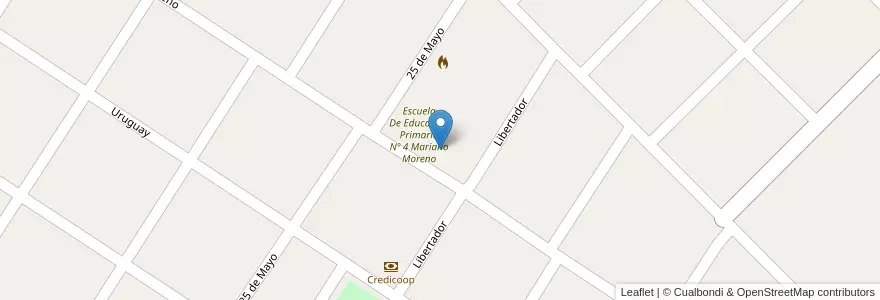 Mapa de ubicacion de Jardin De Infantes Nº 902 Juana Manso en Argentinië, Buenos Aires, Partido De General Arenales.