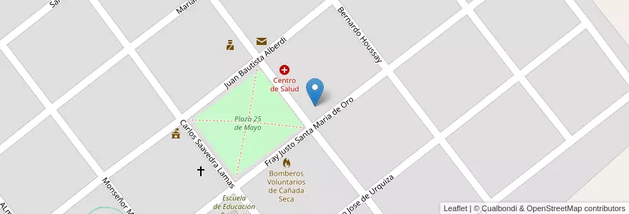 Mapa de ubicacion de Jardín De Infantes Nº 905 Bernardino Rivadavia en Arjantin, Buenos Aires, Partido De General Villegas.