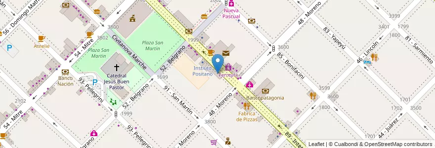 Mapa de ubicacion de Jardin de Infantes No. 912 en アルゼンチン, ブエノスアイレス州, Partido De General San Martín, General San Martín, Villa Lynch.