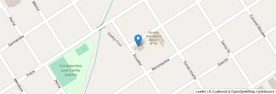 Mapa de ubicacion de Jardín De Infantes Nº 944jorge Luis Borges en Аргентина, Буэнос-Айрес, Partido De Tigre, Benavídez.