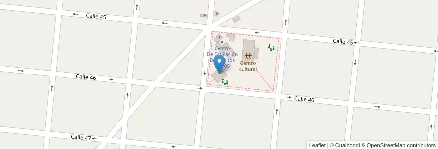 Mapa de ubicacion de Jardín de Infantes Nro.911 en アルゼンチン, ブエノスアイレス州, Partido De La Costa, Santa Teresita.