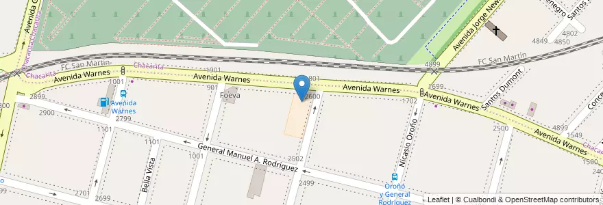 Mapa de ubicacion de Jardín de Infantes Nucleado A (EPCjc 13/14°) [Sede], La Paternal en 아르헨티나, Ciudad Autónoma De Buenos Aires, 부에노스아이레스, Comuna 15.