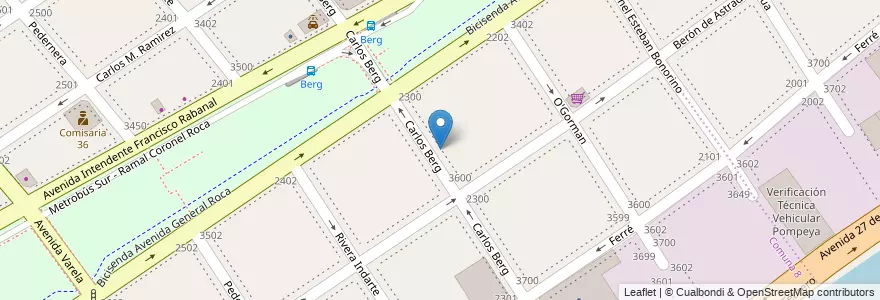 Mapa de ubicacion de Jardín de Infantes Nucleado A (EPCjs 09/19°) [Sede], Villa Soldati en Argentinien, Ciudad Autónoma De Buenos Aires, Buenos Aires.