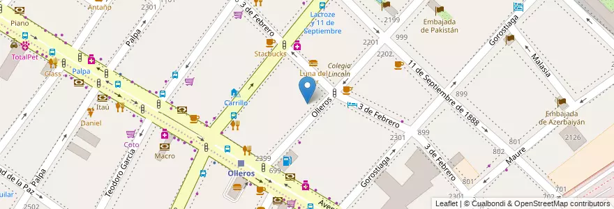Mapa de ubicacion de Jardín de Infantes Nucleado A (EPCjs 10/09°) [Sede], Palermo en 阿根廷, Ciudad Autónoma De Buenos Aires, 布宜诺斯艾利斯, Comuna 14.