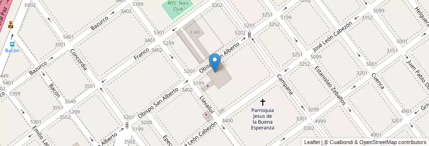 Mapa de ubicacion de Jardín de Infantes Nucleado A (EPCjs 15/16°) [Sede], Villa Devoto en アルゼンチン, Ciudad Autónoma De Buenos Aires, ブエノスアイレス, Comuna 11.