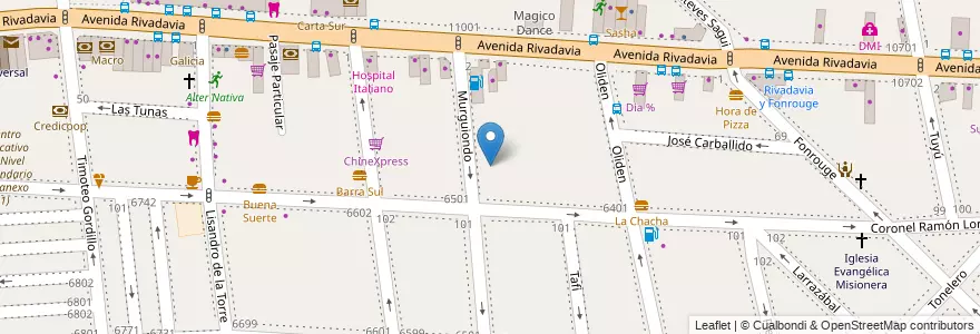 Mapa de ubicacion de Jardín de Infantes Nucleado B (EPCjc 18/20°), Liniers en Argentina, Autonomous City Of Buenos Aires, Comuna 9, Autonomous City Of Buenos Aires.