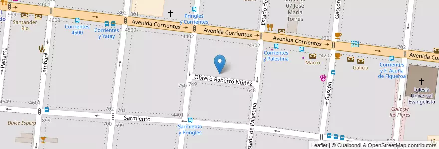 Mapa de ubicacion de Jardín de Infantes Nucleado C (EPCjc 11/02°), Almagro en الأرجنتين, Ciudad Autónoma De Buenos Aires, Comuna 5, Buenos Aires.