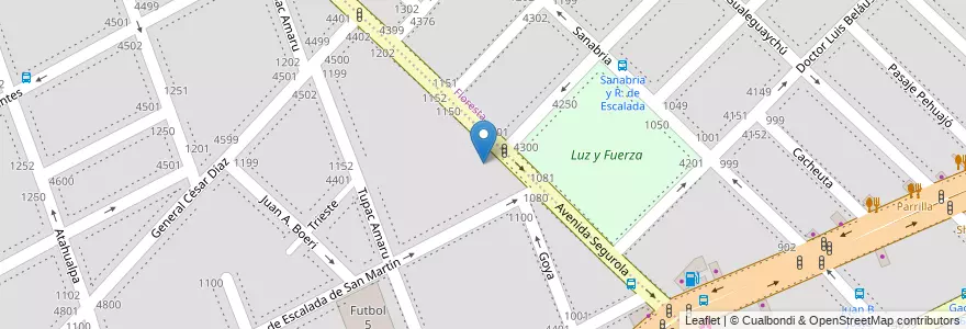 Mapa de ubicacion de Jardín de Infantes Nucleado C (EPCjc 15/18°) [Sede], Velez Sarsfield en 阿根廷, Ciudad Autónoma De Buenos Aires, 布宜诺斯艾利斯, Comuna 10.