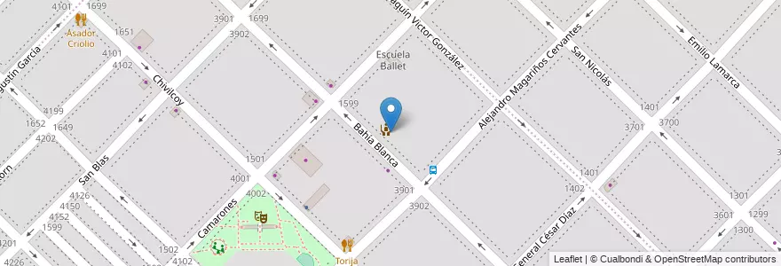 Mapa de ubicacion de Jardín de Infantes Nucleado C (EPCjc 16/12°), Floresta en الأرجنتين, Ciudad Autónoma De Buenos Aires, Buenos Aires, Comuna 10.