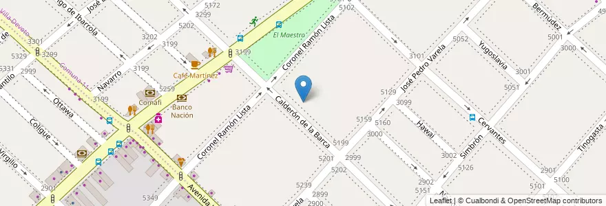 Mapa de ubicacion de Jardín de Infantes Nucleado C (EPCjs 06/17°) Lola Mora, Villa Devoto en Аргентина, Буэнос-Айрес, Буэнос-Айрес, Comuna 10.