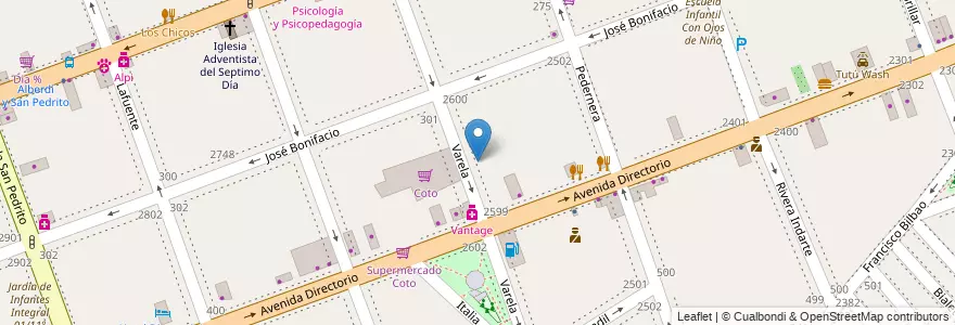 Mapa de ubicacion de Jardín de Infantes Nucleado C (EPCjs 08/11°) Herminia Brumana, Flores en Argentinië, Ciudad Autónoma De Buenos Aires, Comuna 7, Buenos Aires.