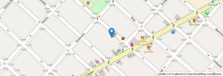 Mapa de ubicacion de Jardín de Infantes Nucleado C (EPCjs 10/20°), Liniers en الأرجنتين, Ciudad Autónoma De Buenos Aires, Comuna 9, Buenos Aires.