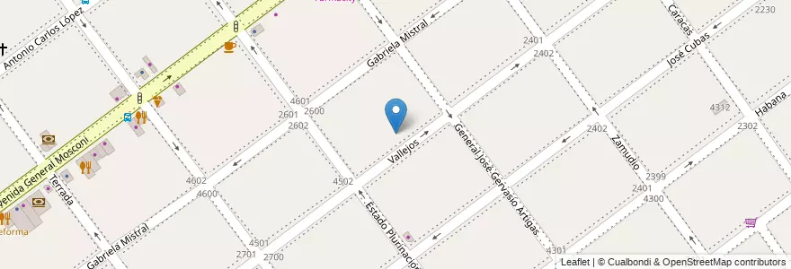 Mapa de ubicacion de Jardín de Infantes Nucleado C (EPCjs 17/16°) [Sede], Villa Pueyrredon en アルゼンチン, Ciudad Autónoma De Buenos Aires, Comuna 12, ブエノスアイレス.