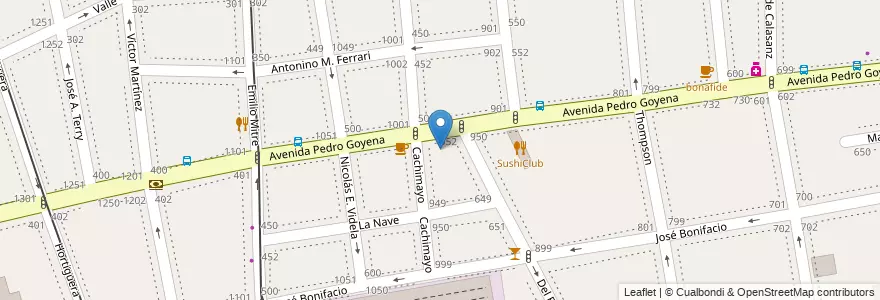 Mapa de ubicacion de Jardín de Infantes Nucleado E (EPCjs 14/08°) El Tranvia de Caballito, Caballito en Argentina, Ciudad Autónoma De Buenos Aires, Buenos Aires, Comuna 6.