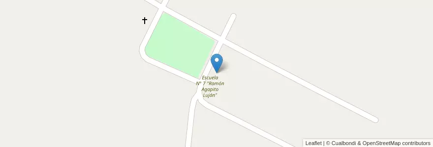 Mapa de ubicacion de Jardín de Infantes Nucleado N° 2 (extensión 1) en Аргентина, Ла-Риоха, Departamento Famatina.