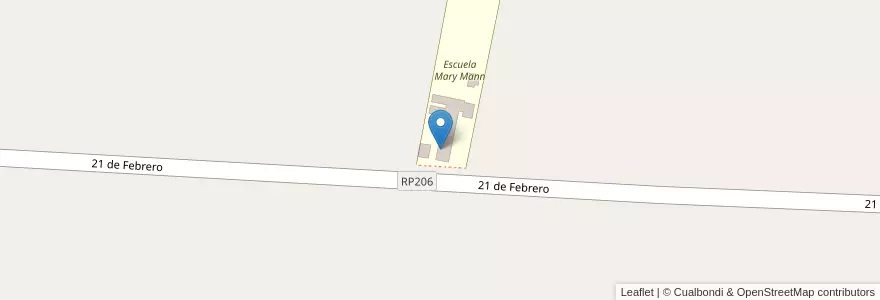 Mapa de ubicacion de Jardín de Infantes Nucleado Zonal 14 en 阿根廷, San Juan, 智利, Angaco.