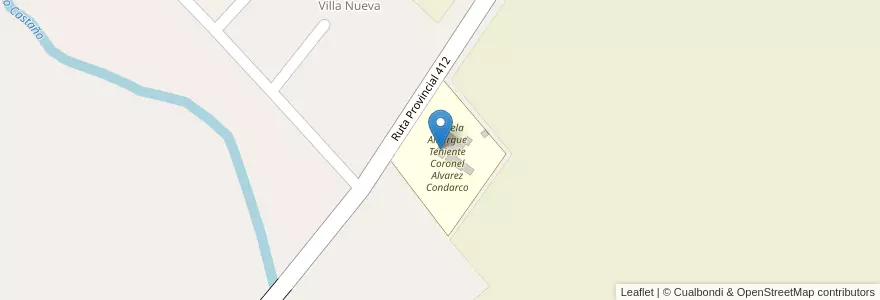 Mapa de ubicacion de Jardín de Infantes Nucleado Zonal 25 en Arjantin, San Juan, Şili, Calingasta.