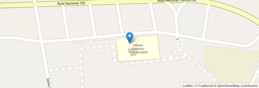 Mapa de ubicacion de Jardín de Infantes Nucleado Zonal 8 en Arjantin, San Juan, Şili, Iglesia.