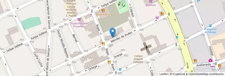 Mapa de ubicacion de Jardín del Girasol, Caballito en アルゼンチン, Ciudad Autónoma De Buenos Aires, ブエノスアイレス, Comuna 6.