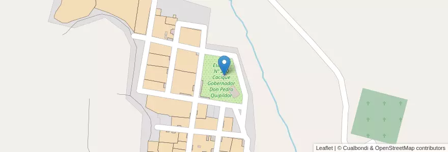Mapa de ubicacion de Jardin Escuela Nº 270 en アルゼンチン, フフイ州, Departamento Cochinoca, Municipio De Abra Pampa.