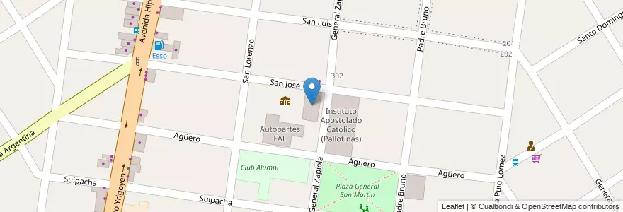 Mapa de ubicacion de Jardin Infantes en الأرجنتين, بوينس آيرس, Partido De Lomas De Zamora, Turdera.