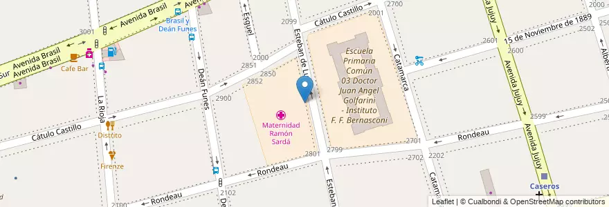 Mapa de ubicacion de Jardín Maternal 07/06° Delfina Marull de Sarda, Parque Patricios en Arjantin, Ciudad Autónoma De Buenos Aires, Comuna 4, Buenos Aires.