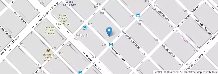 Mapa de ubicacion de Jardin Maternal en الأرجنتين, شوبوت, Departamento Rawson, روسون.