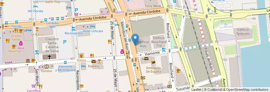 Mapa de ubicacion de Jardín Maternal Mi Pequeño Mundo, San Nicolas en Argentina, Ciudad Autónoma De Buenos Aires, Comuna 1, Buenos Aires.